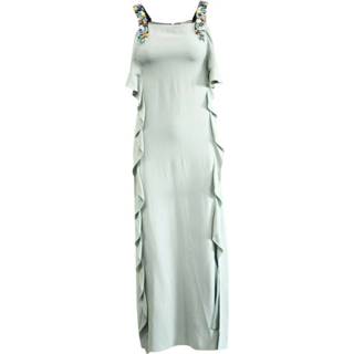 👉 Avondjurk groen vrouwen Evening Dress With Embellished Straps Chloé Pre-owned , Dames