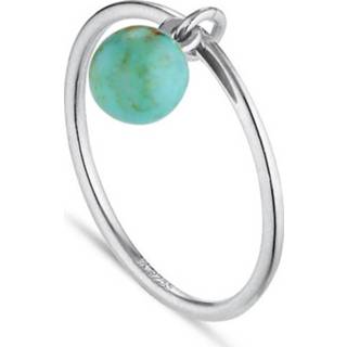 👉 Bermuda turkoois grijs zilver 56 vrouwen Turquoise Ring, sterling silver size Jane Kønig , Dames