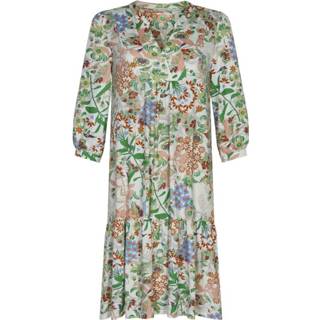 👉 Dress groen XL vrouwen Anisia 3/4 Sleeves 15003 IN Front , Dames