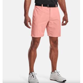 👉 Roze grijs active UA Iso-Chill Airvent Short-Pink Sands / Halo Gray