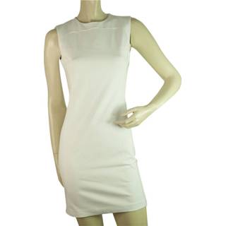 👉 Sleeveless wit vrouwen solid elasticated Mini Dress Dsquared2 Pre-owned , Dames