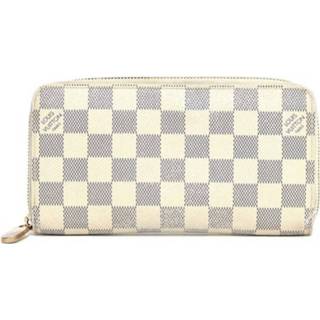 👉 Portemonnee wit onesize vrouwen Pre-owned Long Wallet Damier Azur Zippy N60019 Louis Vuitton Vintage , Dames