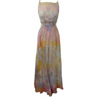 👉 Sleeveless beige vrouwen Silk Dress Emilio Pucci Pre-owned , Dames