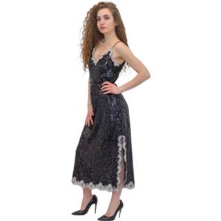 👉 Zwart vrouwen Abito lungo Twinset , Dames