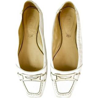 👉 Moccasins wit vrouwen Flat Square toe Tod's Pre-owned , Dames