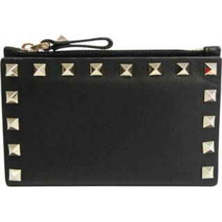 👉 Kaartetui zwart onesize vrouwen Tweedehands Rockstud Muntendoosje Valentino Vintage , Dames