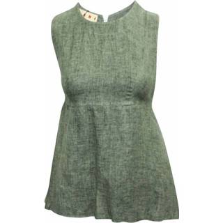👉 Sleeveless grijs s vrouwen Top Marni Pre-owned , Dames