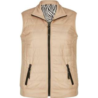 👉 Beige vrouwen Weste Jacket Rabe , Dames