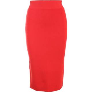👉 Pencil rood m vrouwen Long Skirt P.a.r.o.s.h. , Dames