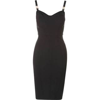 👉 Sleeveless zwart vrouwen Mini Dress Elisabetta Franchi , Dames