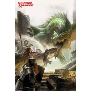 👉 Poster unisex meerkleurig Fan Merchandise Dungeons and Dragons - Adventures 5028486425242