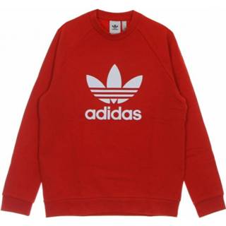 👉 Sweatshirt rood mannen Lightweight Crewneck Trefoil Crew Adidas , Heren