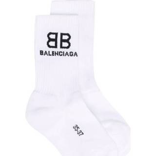 👉 Sock wit m vrouwen BB Tennis Socks Balenciaga , Dames
