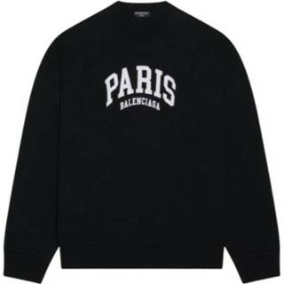 👉 Sweatshirt zwart l mannen Cities Paris Balenciaga , Heren