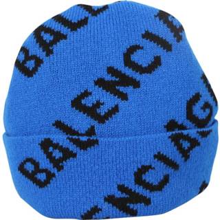 👉 Beanie blauw onesize mannen Balenciaga , Heren