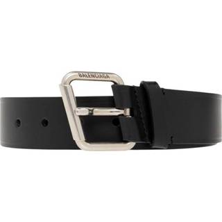 👉 Riem zwart leather mannen belt Balenciaga , Heren