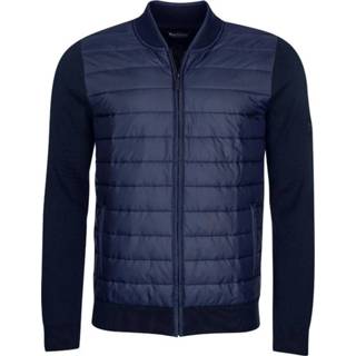 👉 Baffles blauw l mannen Intl Baffle Zip Through Sweatshirt Barbour , Heren