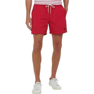 👉 Swimshort rood l mannen Essential Logo 5 Swim Short Barbour , Heren