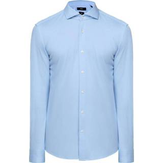 👉 Shirt lange mouw blauw mannen Boss , Heren