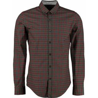 👉 Shirt lange mouw rood l mannen Long Sleeve Boss , Heren