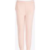 Jogging broek BIOkatoen unisex roze Joggingbroek met Panther