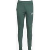 👉 Jogging broek men donkergroen s katoen Joggingbroek Puma
