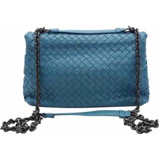 👉 Blauw onesize vrouwen Brighton Intreciatto Olimpia Crossbody Bottega Veneta , Dames