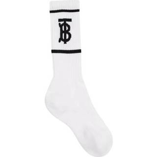 👉 Sock wit s mannen Socks Burberry , Heren