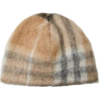 👉 Beanie bruin onesize vrouwen Giant Check Burberry , Dames