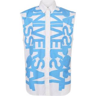 👉 Sleeveless shirt blauw m mannen Universal Passport Burberry , Heren