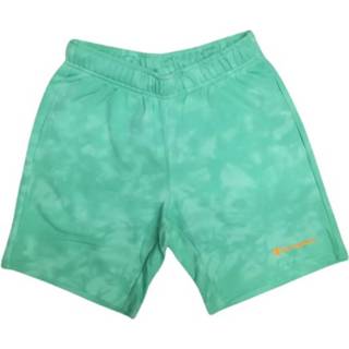 👉 Sweat short groen small XL mannen Shorts TYE DYE Logo Champion , Heren