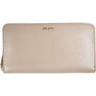 👉 Handtas beige onesize unisex Full Zip Purse Dkny ,