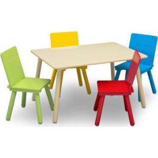 👉 Kindertafel meisjes kleurrijk kinderen Delta Child ren Kinder tafel en stoel set 80213086411