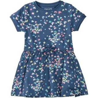 Sweat jurk blauw katoen mix meisjes STACCATO jeans gedessineerd 4065756857885