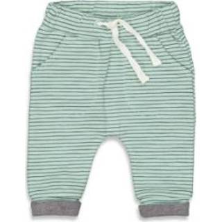 Sweatpant katoen mix klein pasgeborene jongens turkoois Feetje Sweatpants Gestreept Piraatje Mint 8718751590504