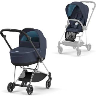 👉 Kinderwagen blauw active kinderen Cybex Mios 4 Compleet - Rosegold Frame Nautical Blue 2500001515421