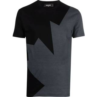 👉 Print T-shirt zwart XL mannen Maple-leaf Dsquared2 , Heren 1657925936120