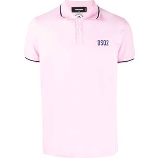 👉 Poloshirt roze XL mannen Polo Shirt S74Gl0064 S22743 242 Dsquared2 , Heren