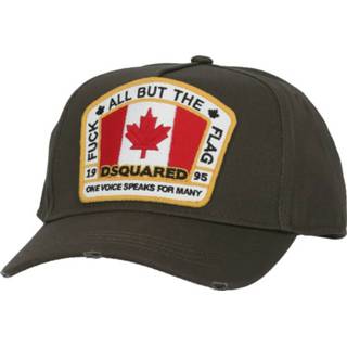👉 Baseball cap bruin onesize mannen Canadian Flag Dsquared2 , Heren