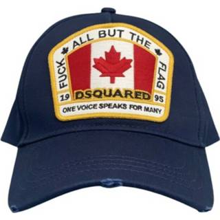 👉 Baseball cap blauw onesize vrouwen Canadian Flag-Appliqué Dsquared2 , Dames 5904308360017