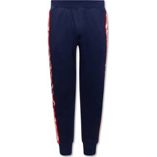 👉 Sweatpant blauw mannen Sweatpants with side stripes Dsquared2 , Heren 8058049797124