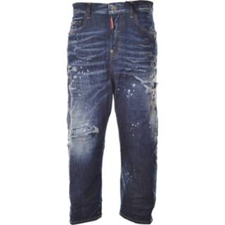 👉 Skinnyjeans blauw mannen Distressed Skinny Jeans Dsquared2 , Heren