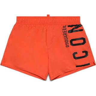 👉 Zwembroek oranje mannen Icon Dsquared2 , Heren