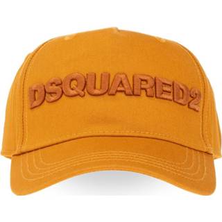 👉 Baseball cap oranje onesize vrouwen With Logo Dsquared2 , Dames 8055777038307