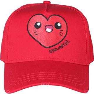 👉 Baseball cap rood onesize mannen Heart Dsquared2 , Heren