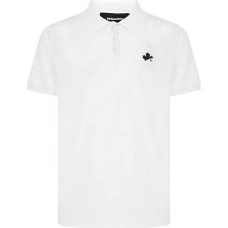 👉 Tennis polo wit XL mannen Shirts Dsquared2 , Heren