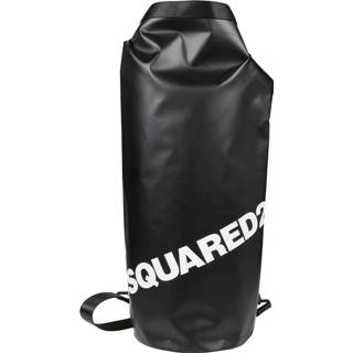 👉 Backpack zwart onesize mannen Dsquared2 , Heren 8055777039588