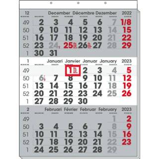 👉 Stuks mementokalenders Driemaandskalender Compact, 2023 5400669000246