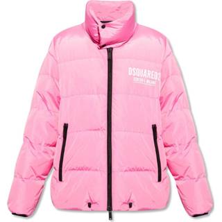 👉 Downjacket roze mannen Ceresio9 Down Jacket With Logo Dsquared2 , Heren