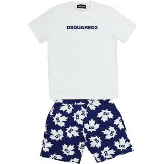 👉 Shirt blauw mannen Completino T-Shirt E Bermuda Dsquared2 , Heren